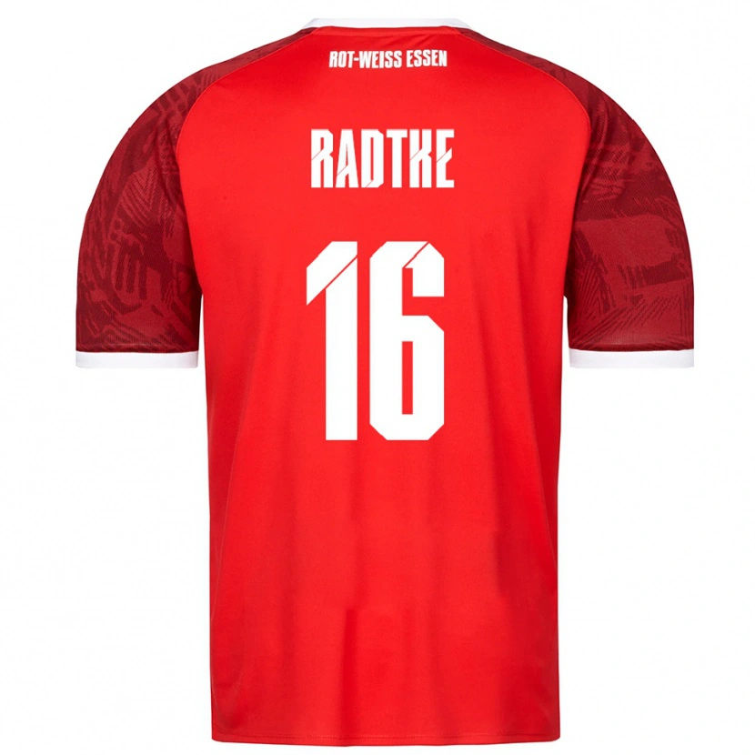 Danxen Kid Tim Radtke #16 Red Burgundy White Away Jersey 2025/26 T-Shirt