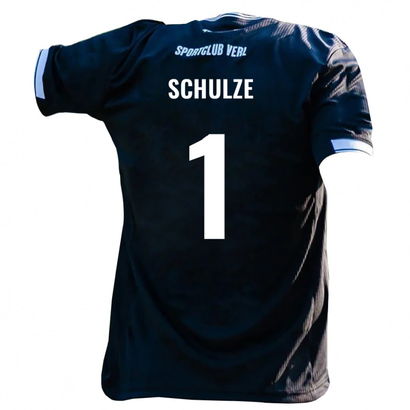 Danxen Kid Philipp Schulze #1 Black White Away Jersey 2025/26 T-Shirt