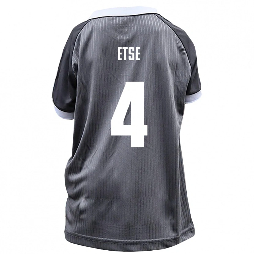 Danxen Kid Julian Etse #4 Gray White Away Jersey 2025/26 T-Shirt