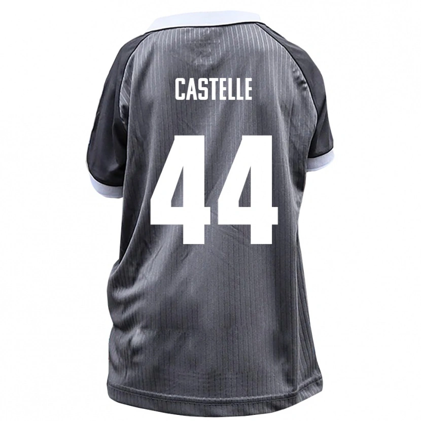 Danxen Kid Niklas Castelle #44 Gray White Away Jersey 2025/26 T-Shirt