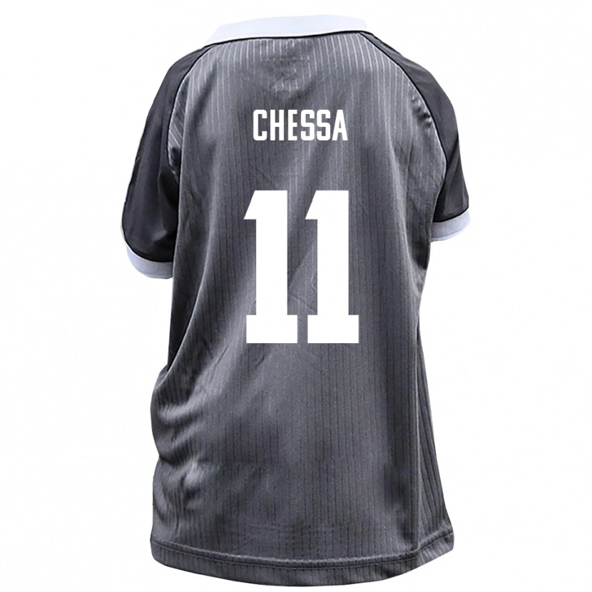 Danxen Kid Dennis Chessa #11 Gray White Away Jersey 2025/26 T-Shirt
