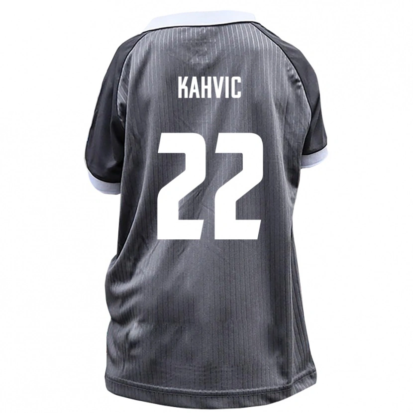 Danxen Kid Aleksandar Kahvic #22 Gray White Away Jersey 2025/26 T-Shirt