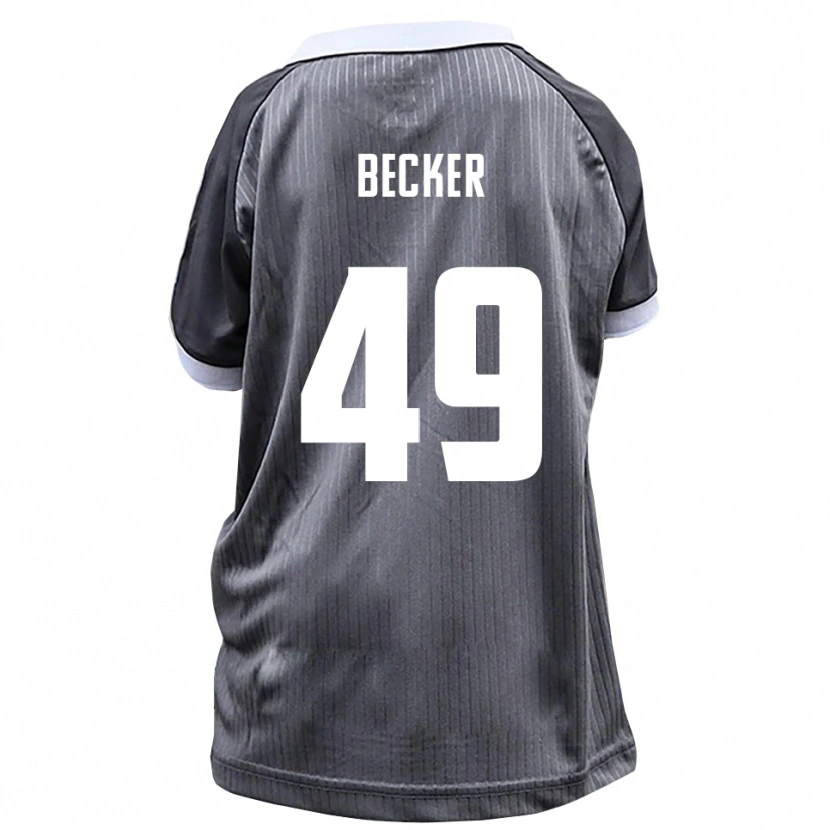 Danxen Kid André Becker #49 Gray White Away Jersey 2025/26 T-Shirt