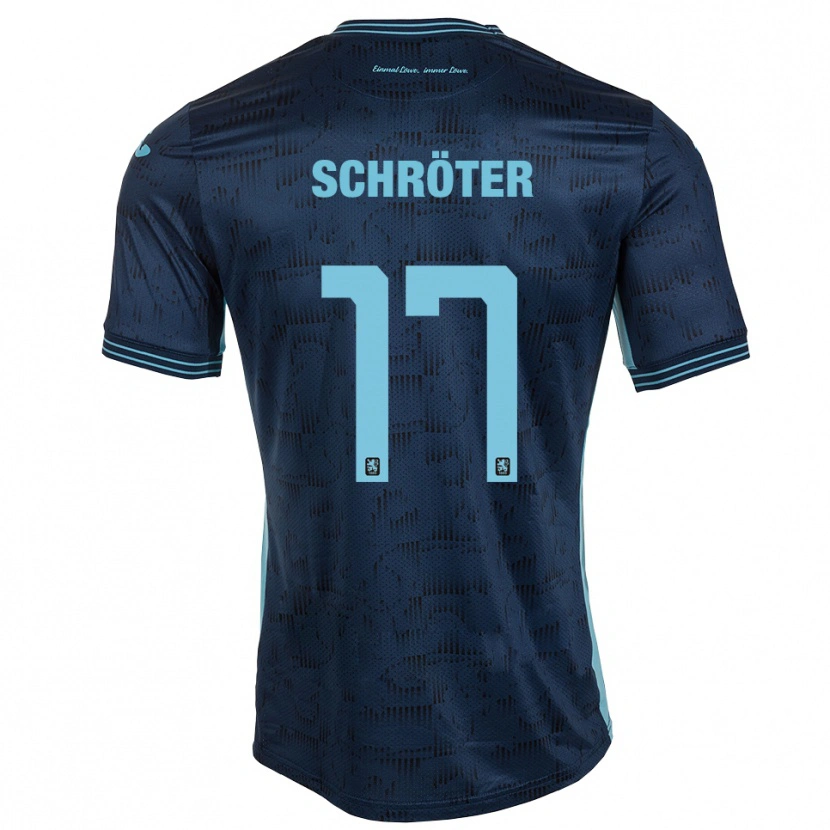 Danxen Kid Morris Schröter #17 Royal Blue Away Jersey 2025/26 T-Shirt