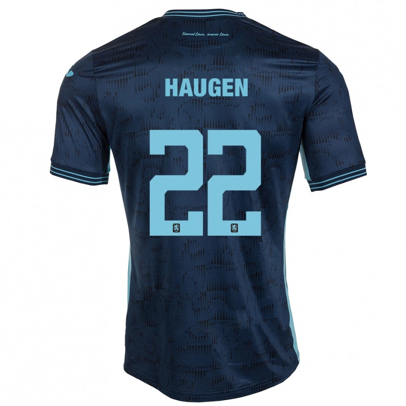 Danxen Kid Sigurd Haugen #22 Royal Blue Away Jersey 2025/26 T-Shirt