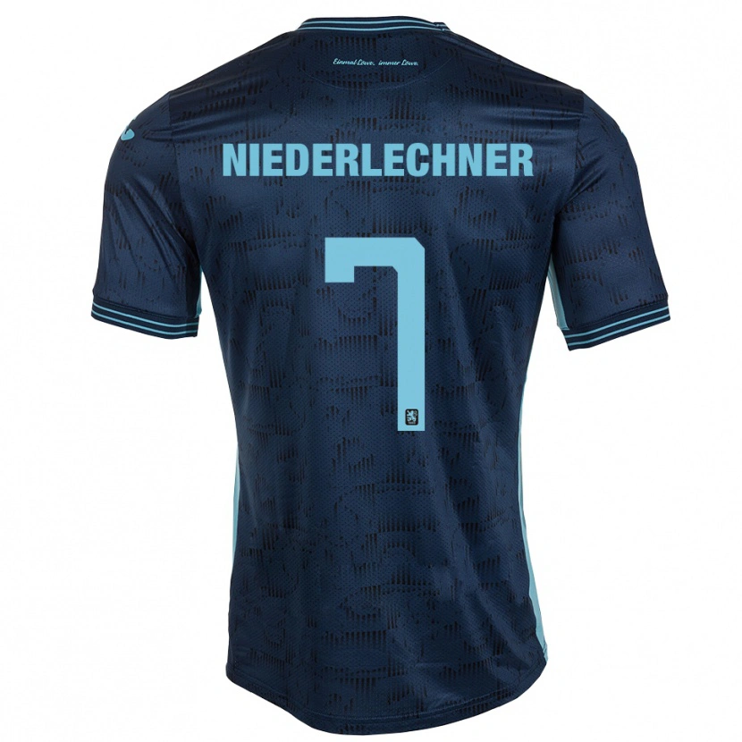 Danxen Kid Florian Niederlechner #7 Royal Blue Away Jersey 2025/26 T-Shirt