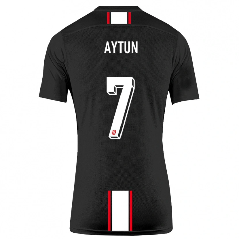 Danxen Kid Emre Aytun #7 Black White Away Jersey 2025/26 T-Shirt