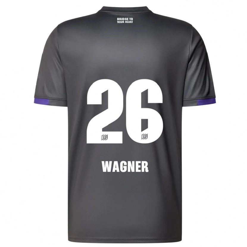 Danxen Kid Fridolin Wagner #26 Gray Purple Away Jersey 2025/26 T-Shirt