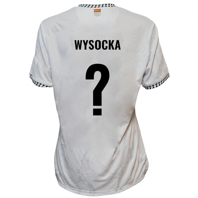 Danxen Kid Amanda Wysocka #0 White Black Away Jersey 2025/26 T-Shirt