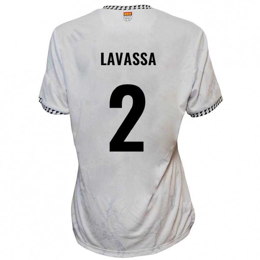 Danxen Kid Timon Lavassa #2 White Black Away Jersey 2025/26 T-Shirt