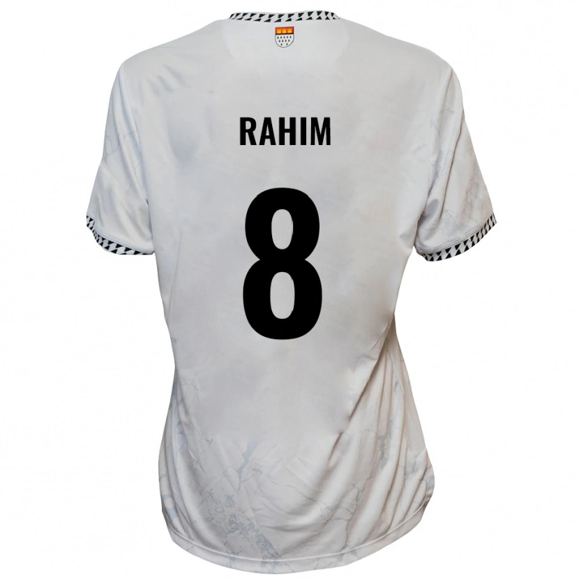 Danxen Kid Pawel Rahim #8 White Black Away Jersey 2025/26 T-Shirt