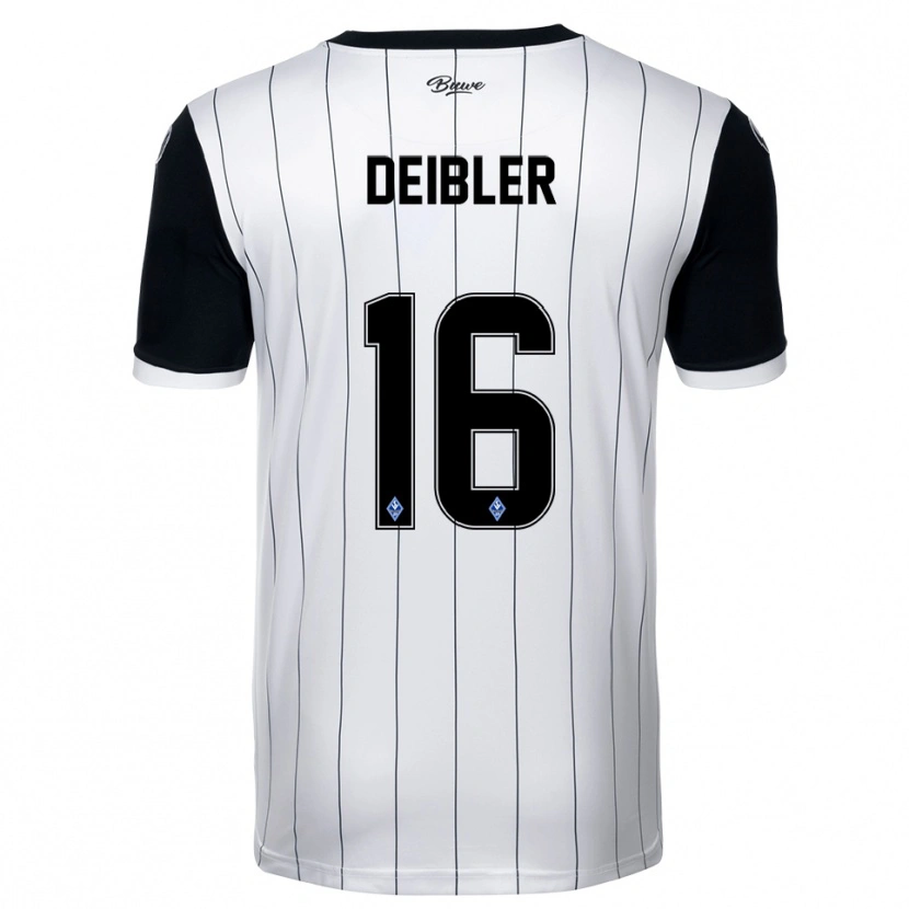 Danxen Kid Teo Deibler #16 White Black Away Jersey 2025/26 T-Shirt