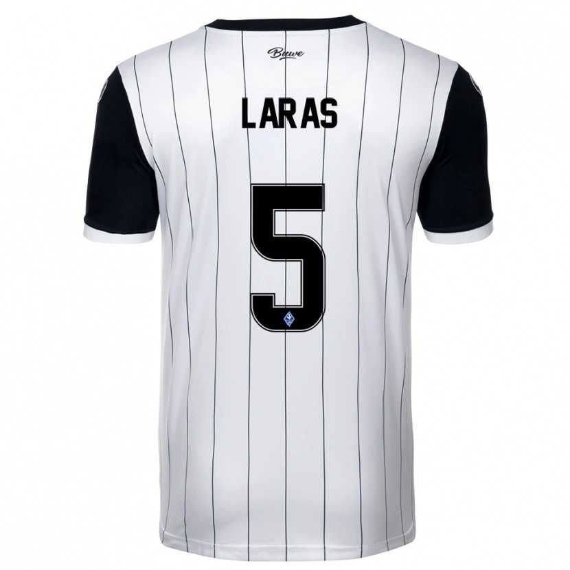 Danxen Kid Noah Laras #5 White Black Away Jersey 2025/26 T-Shirt
