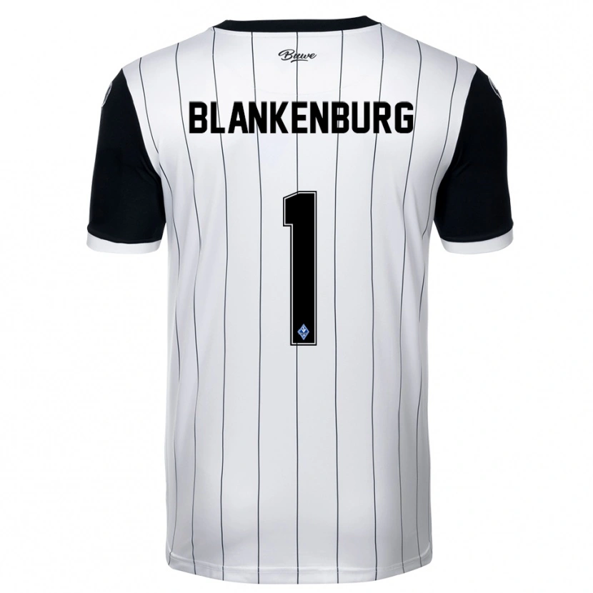 Danxen Kid Luca Blankenburg #1 White Black Away Jersey 2025/26 T-Shirt