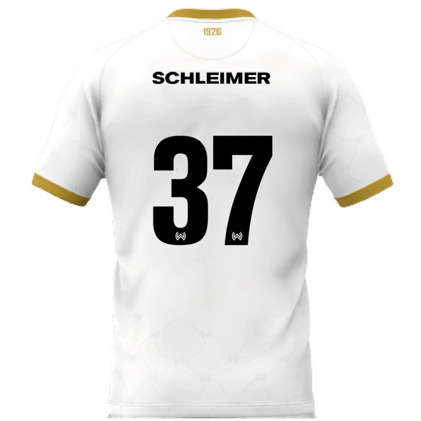 Danxen Kid Lukas Schleimer #37 White Gold Away Jersey 2025/26 T-Shirt