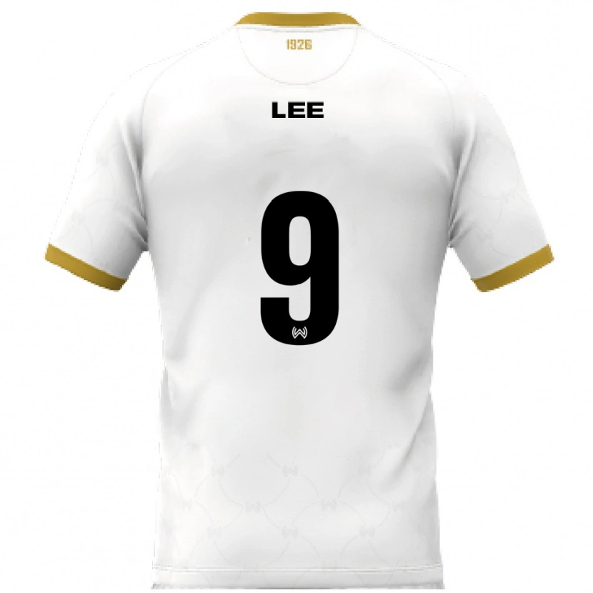 Danxen Kid Seong-Hyun Lee #9 White Gold Away Jersey 2025/26 T-Shirt