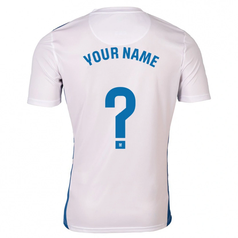 Danxen Men Your Name #0 White Blue Home Jersey 2025/26 T-Shirt