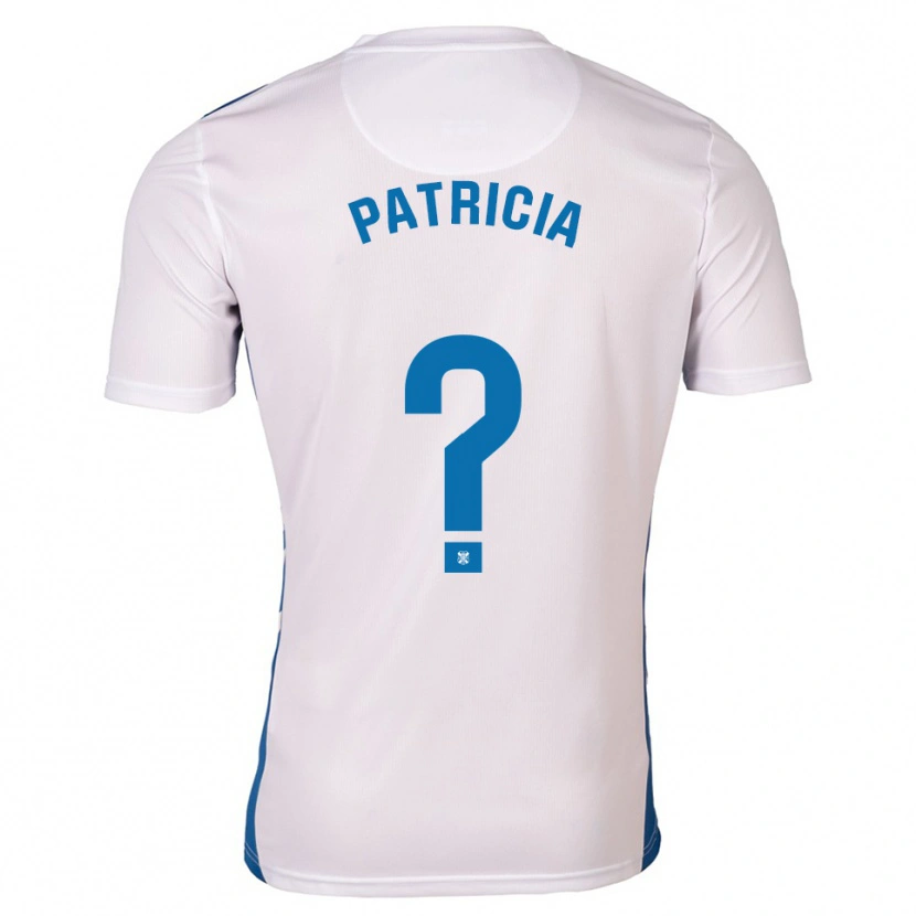 Danxen Men Patricia Gavira Collado #0 White Blue Home Jersey 2025/26 T-Shirt