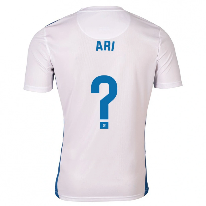 Danxen Men Ariana Arias Jiménez #0 White Blue Home Jersey 2025/26 T-Shirt
