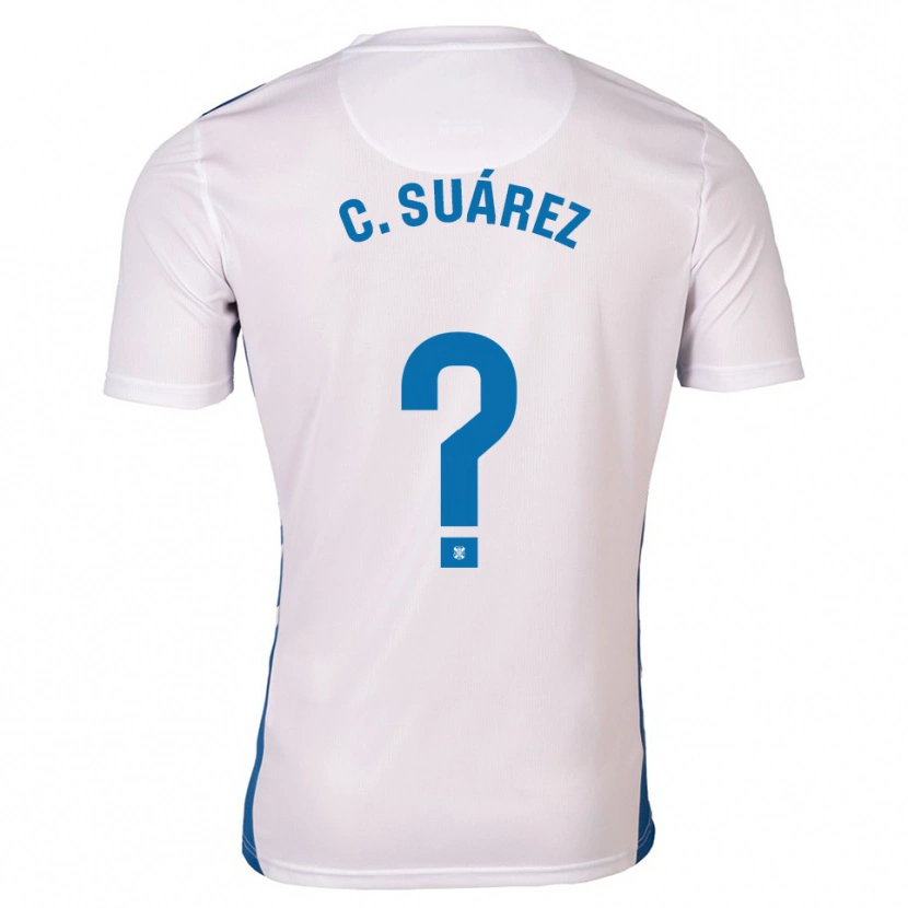 Danxen Men Carlota Suárez Crespo #0 White Blue Home Jersey 2025/26 T-Shirt