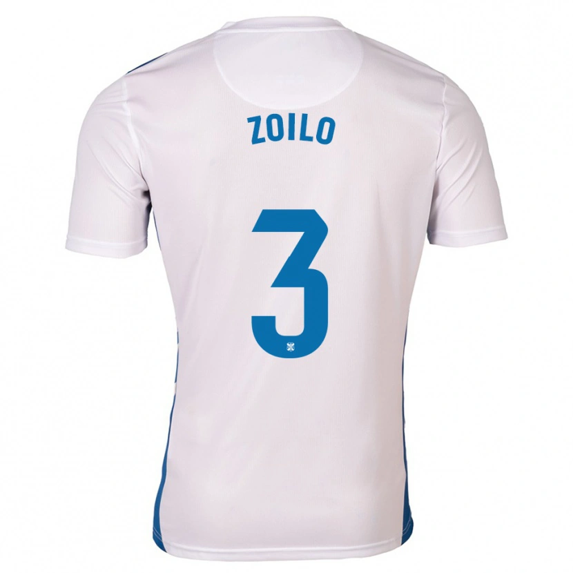 Danxen Men Ander Zoilo #3 White Blue Home Jersey 2025/26 T-Shirt