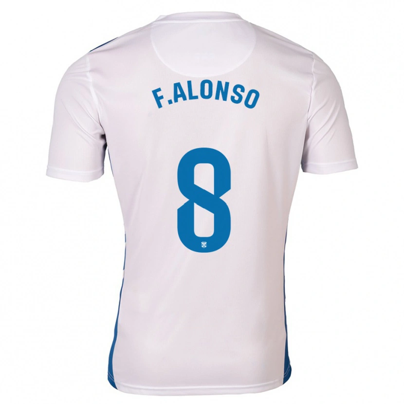 Danxen Men Félix Alonso #8 White Blue Home Jersey 2025/26 T-Shirt
