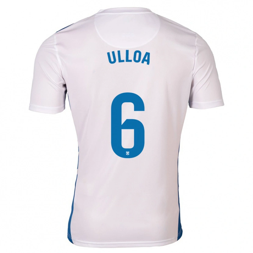 Danxen Men Alberto Ulloa #6 White Blue Home Jersey 2025/26 T-Shirt