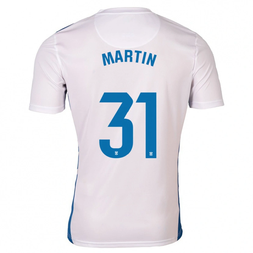 Danxen Men Guille Martin #31 White Blue Home Jersey 2025/26 T-Shirt