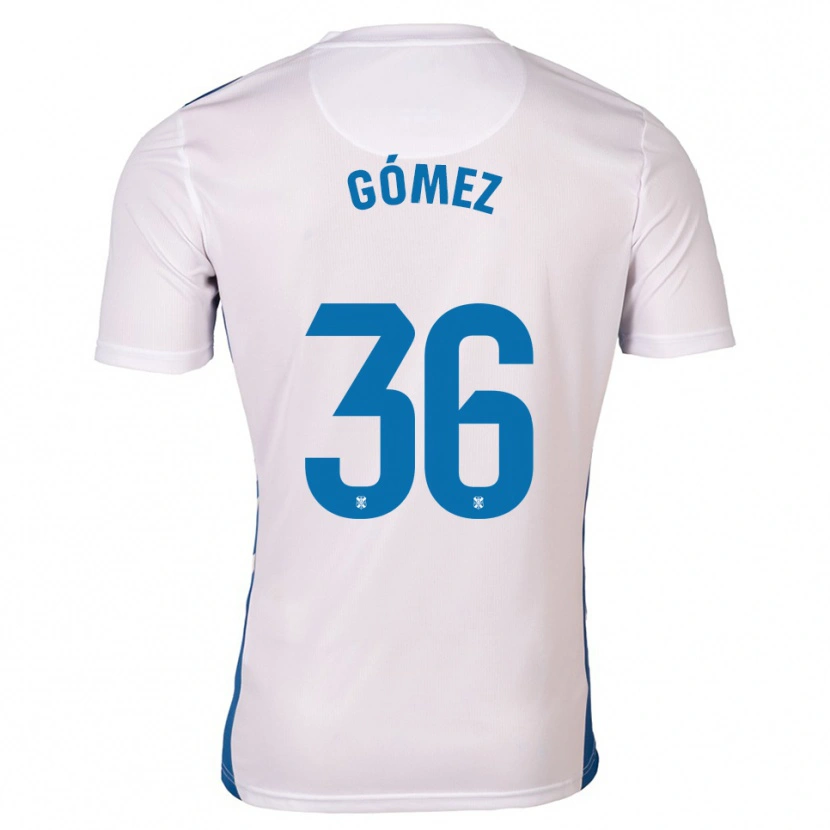 Danxen Men Yerover Gómez #36 White Blue Home Jersey 2025/26 T-Shirt