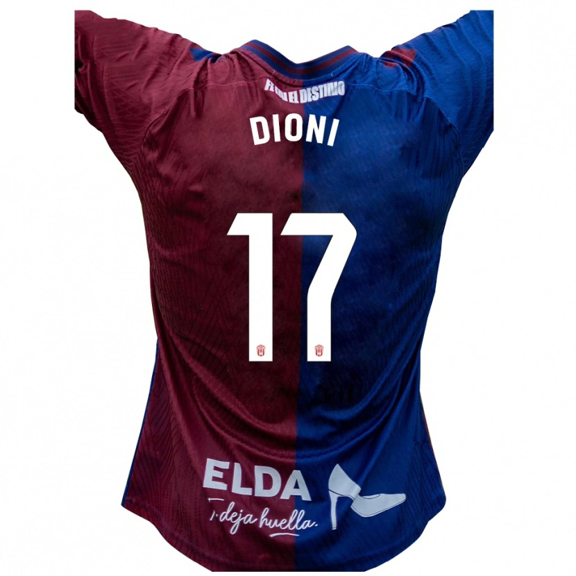 Danxen Men Dioni #17 Blue Red Home Jersey 2025/26 T-Shirt