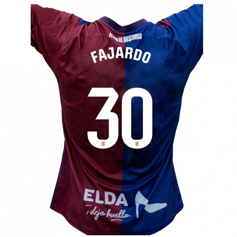 Danxen Men José Fajardo #30 Blue Red Home Jersey 2025/26 T-Shirt