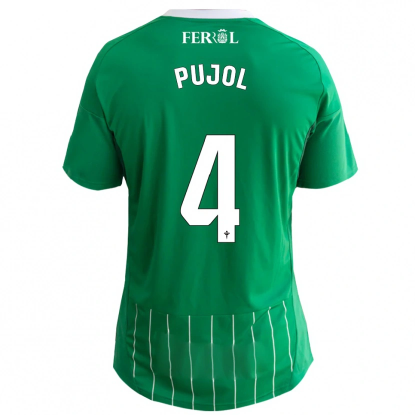 Danxen Men Edgar Pujol #4 Green White Home Jersey 2025/26 T-Shirt
