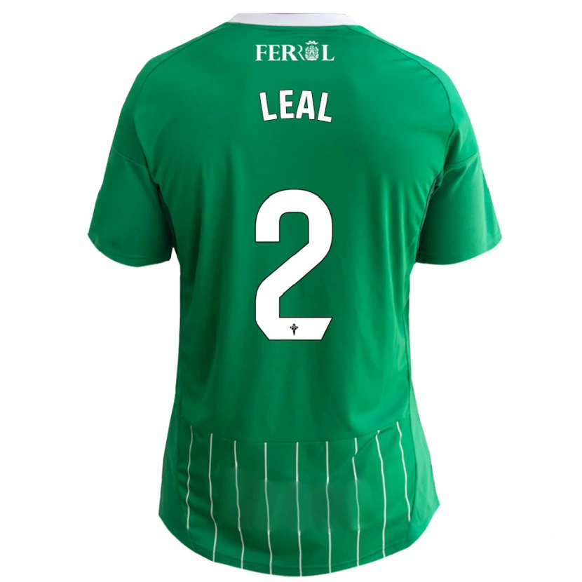 Danxen Men Miguel Leal #2 Green White Home Jersey 2025/26 T-Shirt