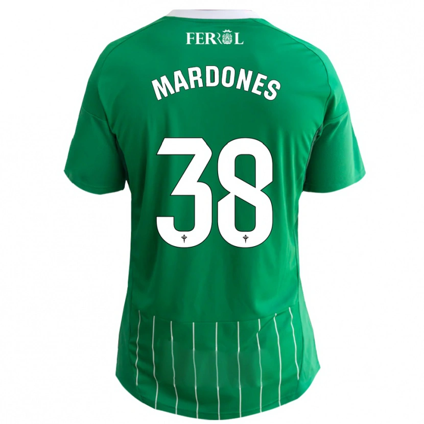 Danxen Men Alvaro Mardones #38 Green White Home Jersey 2025/26 T-Shirt