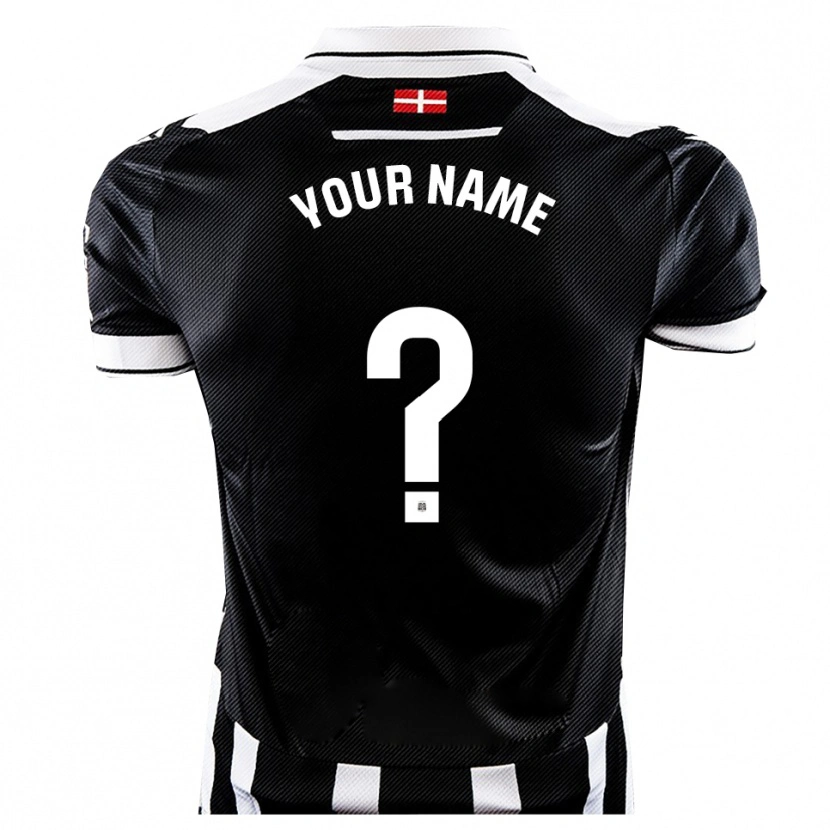 Danxen Men Your Name #0 Black White Home Jersey 2025/26 T-Shirt
