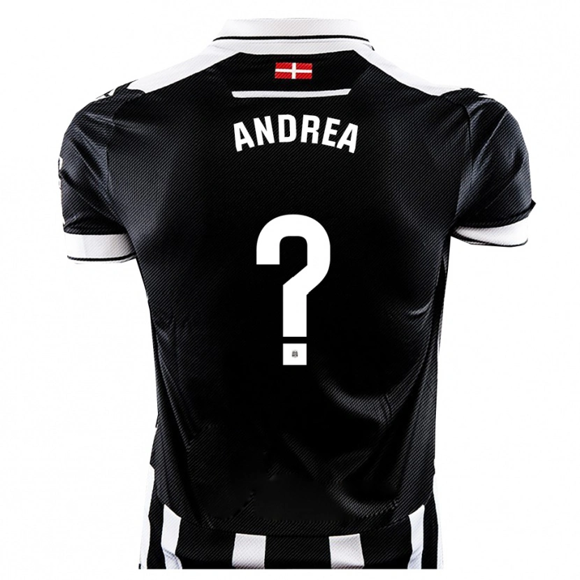 Danxen Men Andrea Moreno #0 Black White Home Jersey 2025/26 T-Shirt