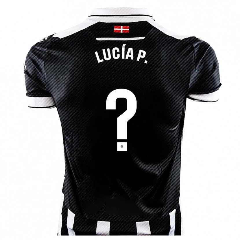 Danxen Men Lucía Pardo #0 Black White Home Jersey 2025/26 T-Shirt