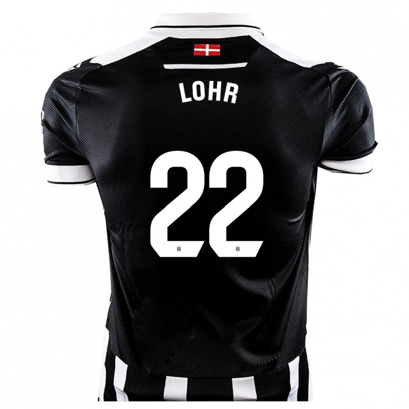 Danxen Men Luca Lohr #22 Black White Home Jersey 2025/26 T-Shirt