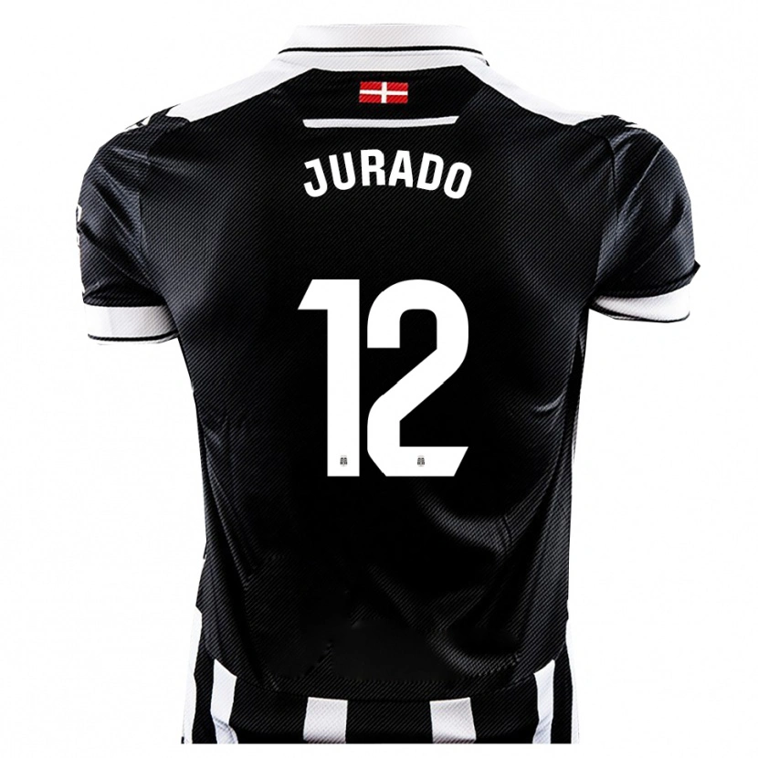 Danxen Men Marc Jurado #12 Black White Home Jersey 2025/26 T-Shirt