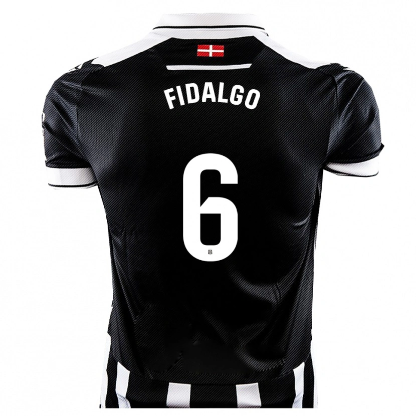 Danxen Men Alejandro Fidalgo #6 Black White Home Jersey 2025/26 T-Shirt