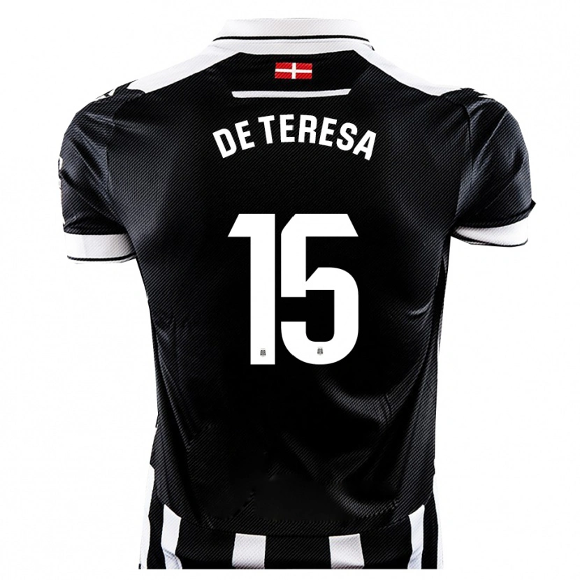 Danxen Men Emilio De Teresa #15 Black White Home Jersey 2025/26 T-Shirt
