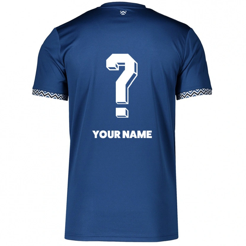 Danxen Men Your Name #0 Navy White Home Jersey 2025/26 T-Shirt