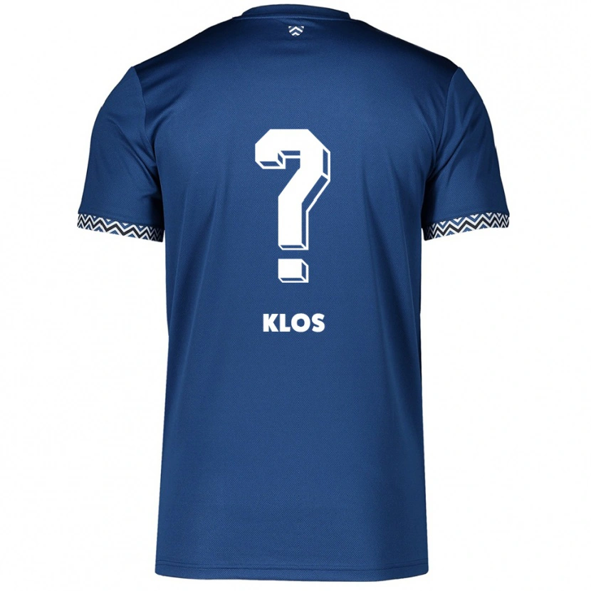 Danxen Men Aaron Klos #0 Navy White Home Jersey 2025/26 T-Shirt