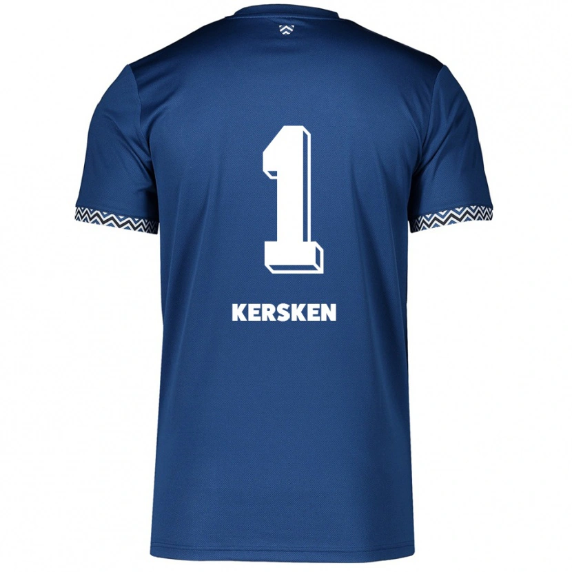 Danxen Men Jonas Kersken #1 Navy White Home Jersey 2025/26 T-Shirt
