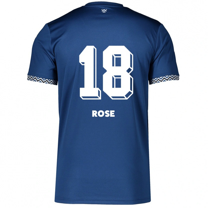 Danxen Men Rafael Rose #18 Navy White Home Jersey 2025/26 T-Shirt