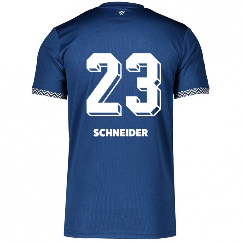 Danxen Men Leon Schneider #23 Navy White Home Jersey 2025/26 T-Shirt