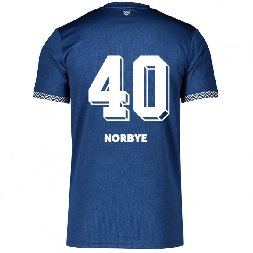Danxen Men Jonathan Norbye #40 Navy White Home Jersey 2025/26 T-Shirt