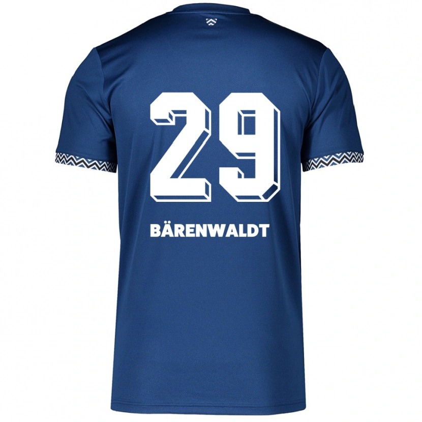 Danxen Men Marie Bärenwaldt #29 Navy White Home Jersey 2025/26 T-Shirt