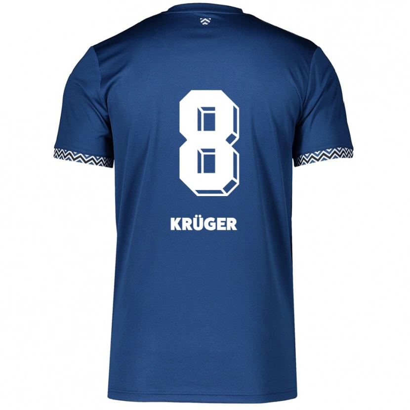 Danxen Men Tom Krüger #8 Navy White Home Jersey 2025/26 T-Shirt