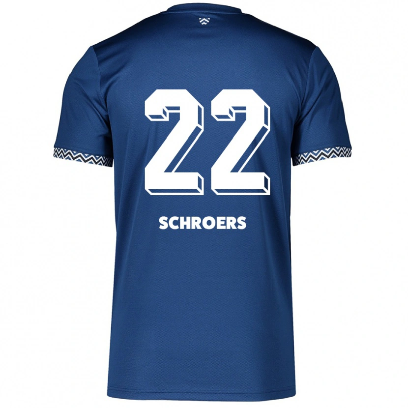 Danxen Men Mika Schroers #22 Navy White Home Jersey 2025/26 T-Shirt